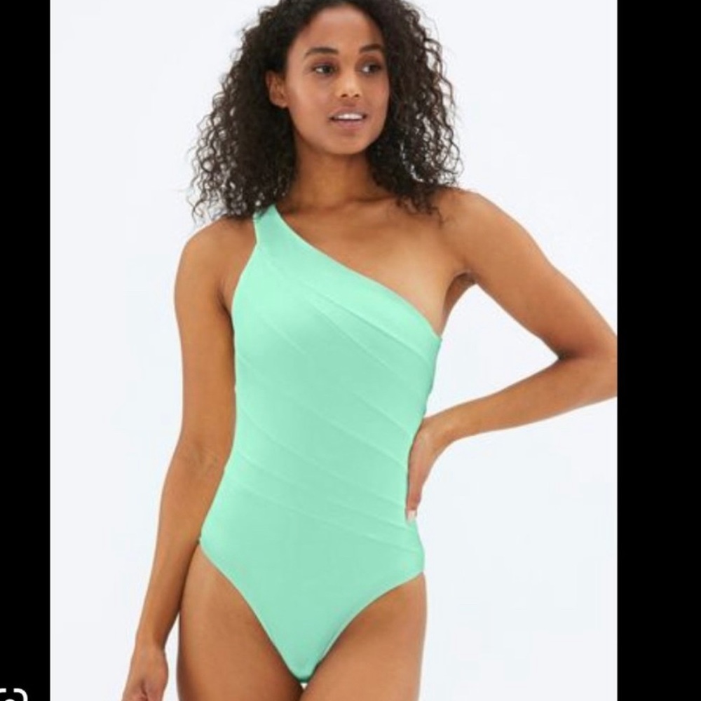 Summersalt Mint Sidestroke Swimsuit NWT 14